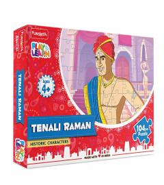 Funskool Play & Learn-Tenali Raman,Educational,104 Pieces,Puzzle,for 4 Year Old Kids and Above,Toy