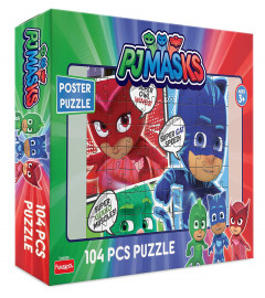 Funskool-PJ Masks,Educational,104 Pieces,Puzzle,for 3 Year Old Kids and Above,Toy