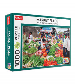 Funskool Play & Learn-Indian Market,Educational,1000 Pieces,Puzzle,for 14 Year Old Kids and Above,Toy