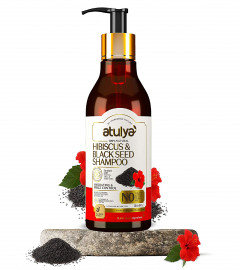 Atulya Hibiscus & Black Seed Hair Shampoo | Shampoo for Frizzy & Manageable Hair