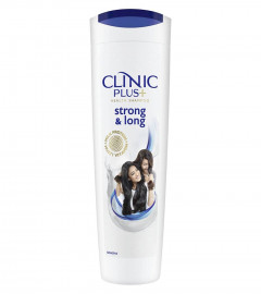 Clinic Plus Strong & Long Shampoo 355Ml, With Milk Proteins & Multivitamins For Healthy And Long Hair - Strengthening Shampoo For Hair Growth