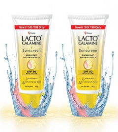 Lacto Calamine Sunshield Matte Look Sunscreen SPF50 PA+++ 50 GM (PACK OF 2)