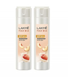 LAKMÉ Peach Milk Face Moisturizer SPF 24 PA++ 200 ml (pack of 2)