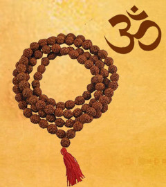 100 % Original Nepal 5 Mukhi Rudraksha Mala 108 Bead 8mm Hindu Puja RELIGIOUS | free ship