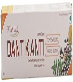 Patanjali Dant Kanti Dental Cream - Regular, 100 g (pack of 4)  free shipping