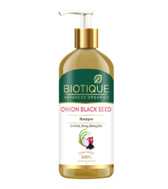 Biotique Onion Black Seed Shampoo For Fresh, Strong and Shining Hair, 300 ml | free shipping