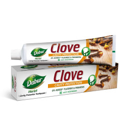 Dabur Herb'l Clove Cavity Protection Toothpaste - 200 g | pack of 3 | free shipping