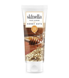 Skinella Natural Face Scrub Honey Oats, For All Skin Types