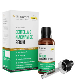 Dr. Sheth's Centella & 10% Niacinamide Serum For All Skin Types Serum, 30 ml | free shipping