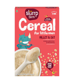 Slurrp Farm Porridge, Millet And Oats Powder|Instant Healthy Wholesome Food, No Sugar No Salt, 250 G