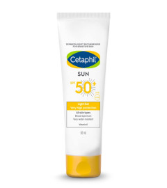 Cetaphil Sun SPF 50 Very High Protection Light Gel, White, 50 ml (free shipping)