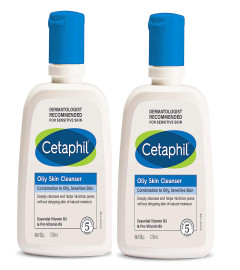 Cetaphil OS Cleanser For Oily Skin 125ml (Pack of 2) free shipping