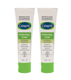 Cetaphil Moisturising Cream 80 gm (Pack of 2) free shipping