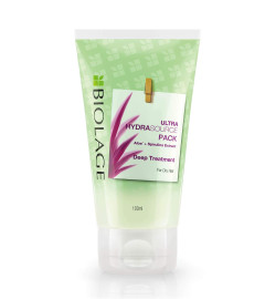 Biolage Hydrasource Deep Treatment Pack, Hair Mask with Aloe Vera for Dry Hair (Paraben Free) 100ml