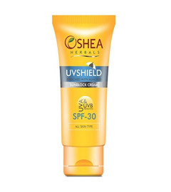 Oshea Uvshield Sun Block Cream Spf 30, Yellow, 60 gm (pack of 2) free shipping