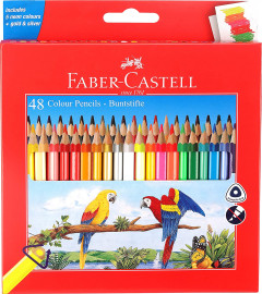Faber-Castell 48 Triangular Colour Pencils (free shipping)
