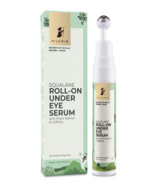 Pilgrim Squalane Plant, Roll-on under eye cream for dark circles