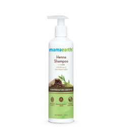 Mamaearth Henna Shampoo, for enhance hair color, with Henna and Deep Roast Coffee 250 ml