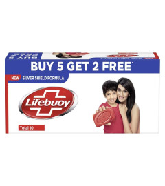 Lifebuoy Total 10 Soap, 125 g (Pack of 7) Free shipping worldwide