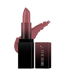 Swiss Beauty Hd Matte Pigmented Smudge Proof Lipstick | Creamy Matte Long Stay Lipstick