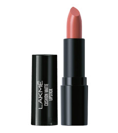 LAKMÉ Cushion Matte Lipstick, Pink Blush, Long Lasting, Comfortable Velvet Matte Finish - Waterproof, Non Drying, Creamy Matte Bullet Lipstick