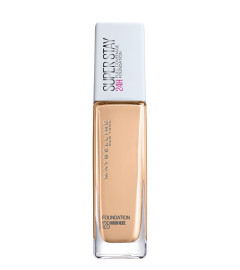 Maybelline New York Super Stay 24H Full Coverage Natural Liquid Foundation,  Warm Nude 128