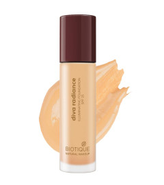 Biotique Natural Makeup Diva Radiance Illuminating Foundation, Almond Glow