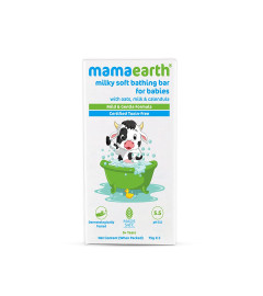 Mamaearth Milky Soft Bathing Bar For Babies With Oats