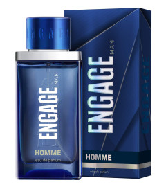 Engage Homme Eau De Parfum for Men, Citrus and Woody, Skin Friendly and Long Lasting,