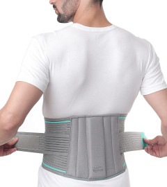 TYNOR Lumbo Sacral Belt, Grey, Medium