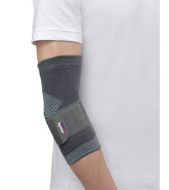 Tynor Elbow Support, Grey, Medium,(Cotton & Nylon). Free Shipping