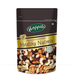 Happilo Premium International Healthy Nutmix 200g, Dried Almonds, Black Raisins, Cashewnuts, Cranberries, Green Raisins, Pistachio Kernels & Walnut Kernels  . (Free Shipping)
