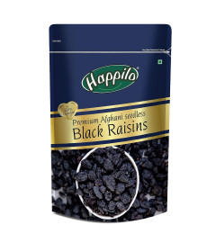 Happilo Premium Afghani Seedless Black Raisins 250 g | Kali Kishmish | Munakka Dry Fruits | Delicious & Healthy Snack . (Free Shipping)