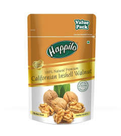 Happilo 100% Natural Californian Inshell Raw Walnut Kernels 500g Value Pack . (Free Shipping)