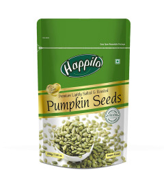 Happilo Premium Roasted Pumpkin Seeds for Eating 200g, Lightly Salted for Healthy Diet, Immunity Booster and Fiber Rich Superfood . (Free Shipping)