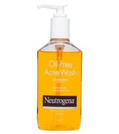 Neutrogena Oil Free Acne Wash For Acne Prone Skin With Salicylic Acid, 175ml. (Free Shipping)