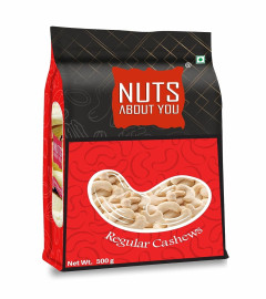 Nuts About You Cashews Regular 500 g . (Free Shipping)