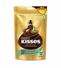 HERSHEY'S Kisses Milk Chocolate 30% Less Sugar 36g, Pack of 8 .(Free Shipping)