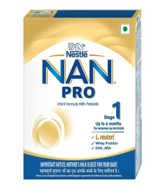 Nestle NAN PRO 1 Infant Formula with Probiotic (Up to 6 months), Stage 1-400g Bag-In-Box Pack .(Free Shipping)