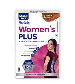 Horlicks Women's Plus Chocolate Refill 400g| Health Drink for Women, No Added Sugar| Improves Bone Strength in 6 months, 100% Daily Calcium, Vitamin D .(Free Shipping)
