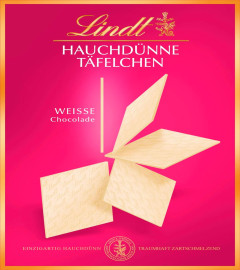 Lindt wafer-thin white chocolate bars | 125 g (free shipping)