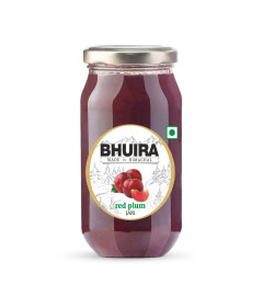 Bhuira|All Natural Jam Red Plum|No Added preservatives|No Artifical Color Added