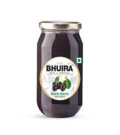 Bhuira|All Natural Jam Black Cherry Preserve|No Added preservatives|No Artifical Color Added