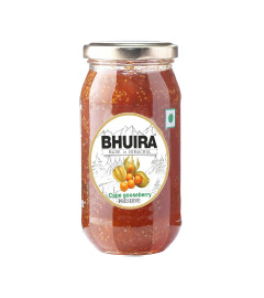 Bhuira|All Natural Jam Cape Gooseberry Preserve|No Added preservatives|No Artifical Color Added(Free Shipping)