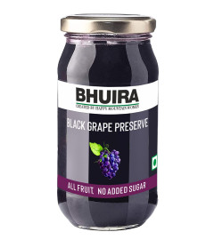 Bhuira|All Natural Jam Black Grape Preserve|No Added Sugar|No Added preservatives |No Artifical Color Added(Free Shipping)