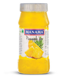 Manama Pineapple Jam | Real Fruit Ingredients | Actual Pineapple Fruit Pieces | 500GMS Bottle(Free Shipping)