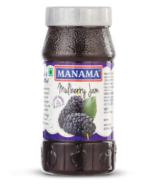 Manama Mulberry Jam | Real Fruit Ingredients | Actual Mulberry Fruit Pieces | 500GMS Bottle(Free Shipping)
