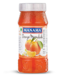 Manama Orange Marmalade Jam | Real Fruit Ingredients | Actual Orange Peels | 500GMS Bottle ( Free Shipping )