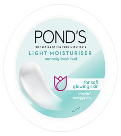 POND'S Light Face Moisturizer 200 ml, Daily Lightweight Non-Oily Cream with Vitamin E for Soft Glowing Skin, SPF 15 - With Vitamin C & Niacinamide ( Free Shipping )