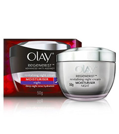 Olay Regenerist Advanced Anti-Aging Revitalizing Night Skin Cream (Moisturiser), 50gm ( Free Shipping )